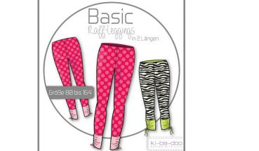 Papierschnittmuster - Basic Raff Legging - Kinder - Kibadoo